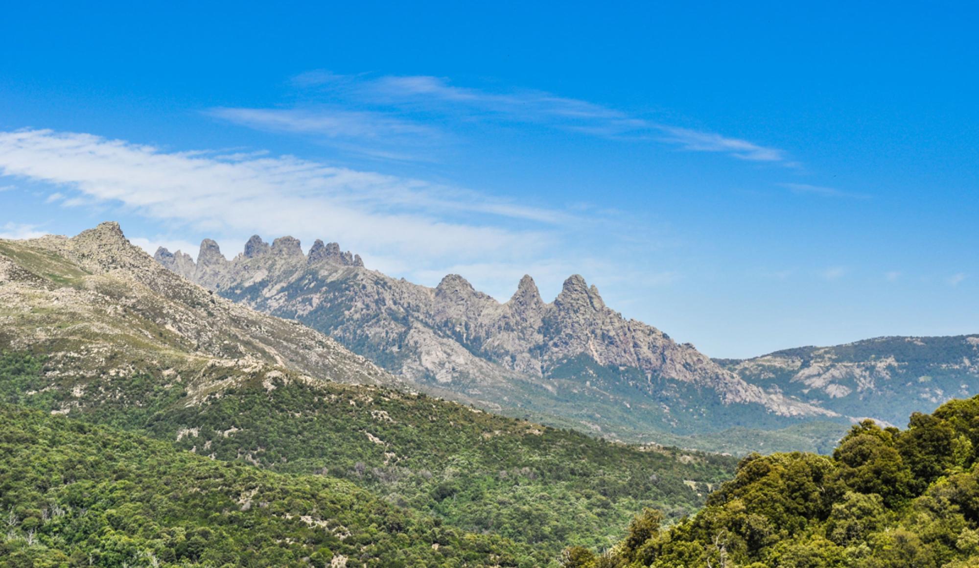 Les Aiguilles de Bavella depuis Aullene
