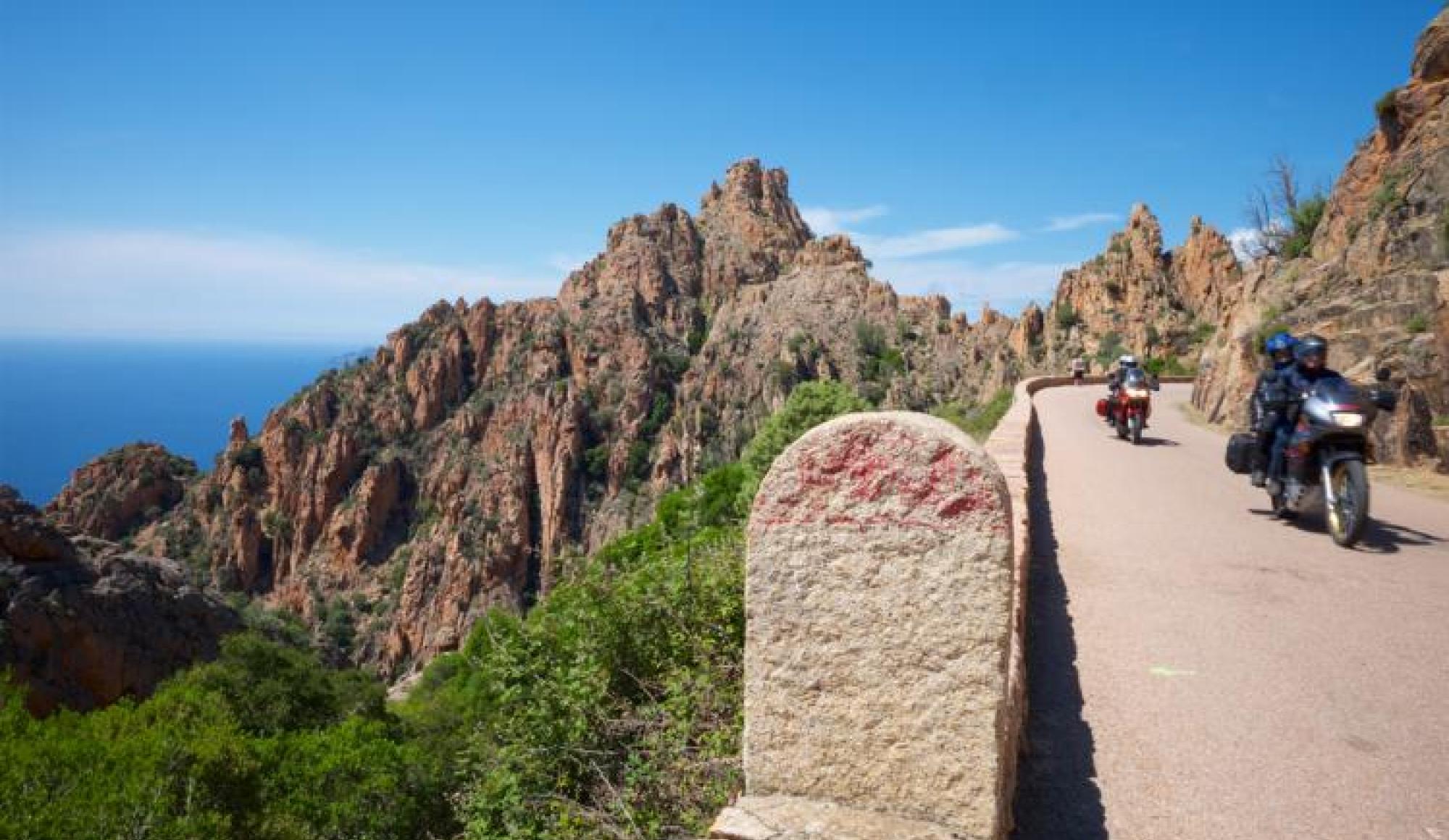 Route moto corse
